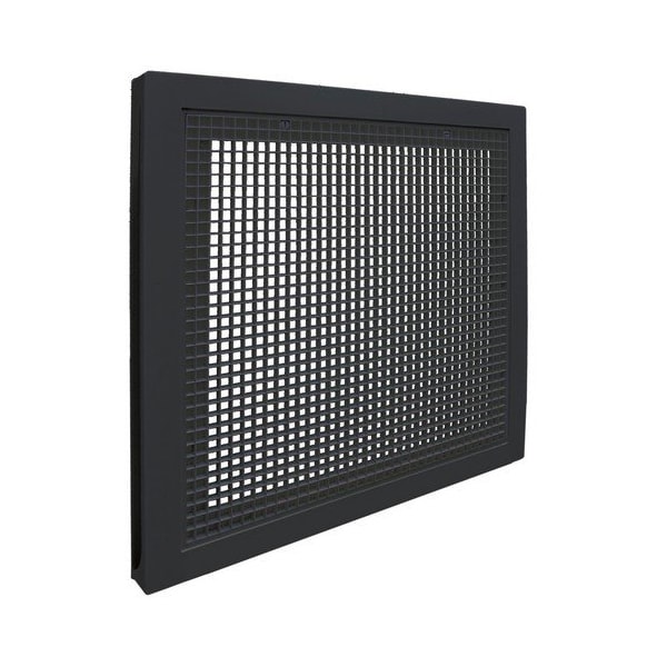 20X20 In Filter Grille Black